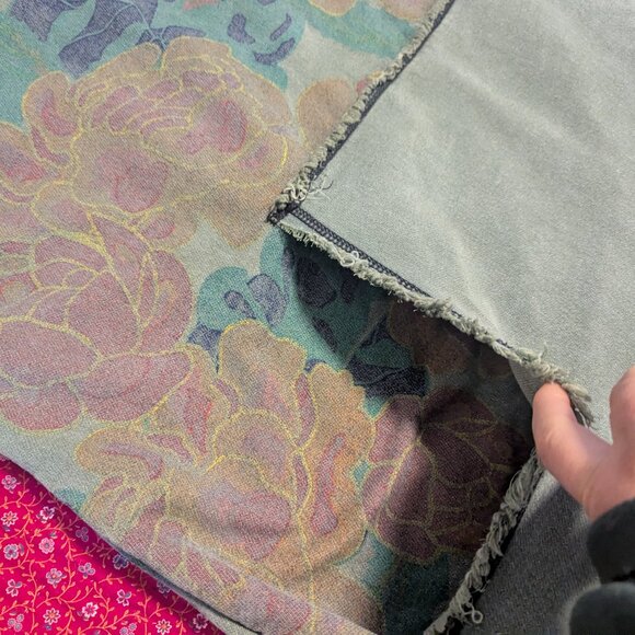 Monthorigin Hooded Sweatshirt Dress Jacket Lagenlook Wearable Art Boho Scandi - Picture 6 of 9